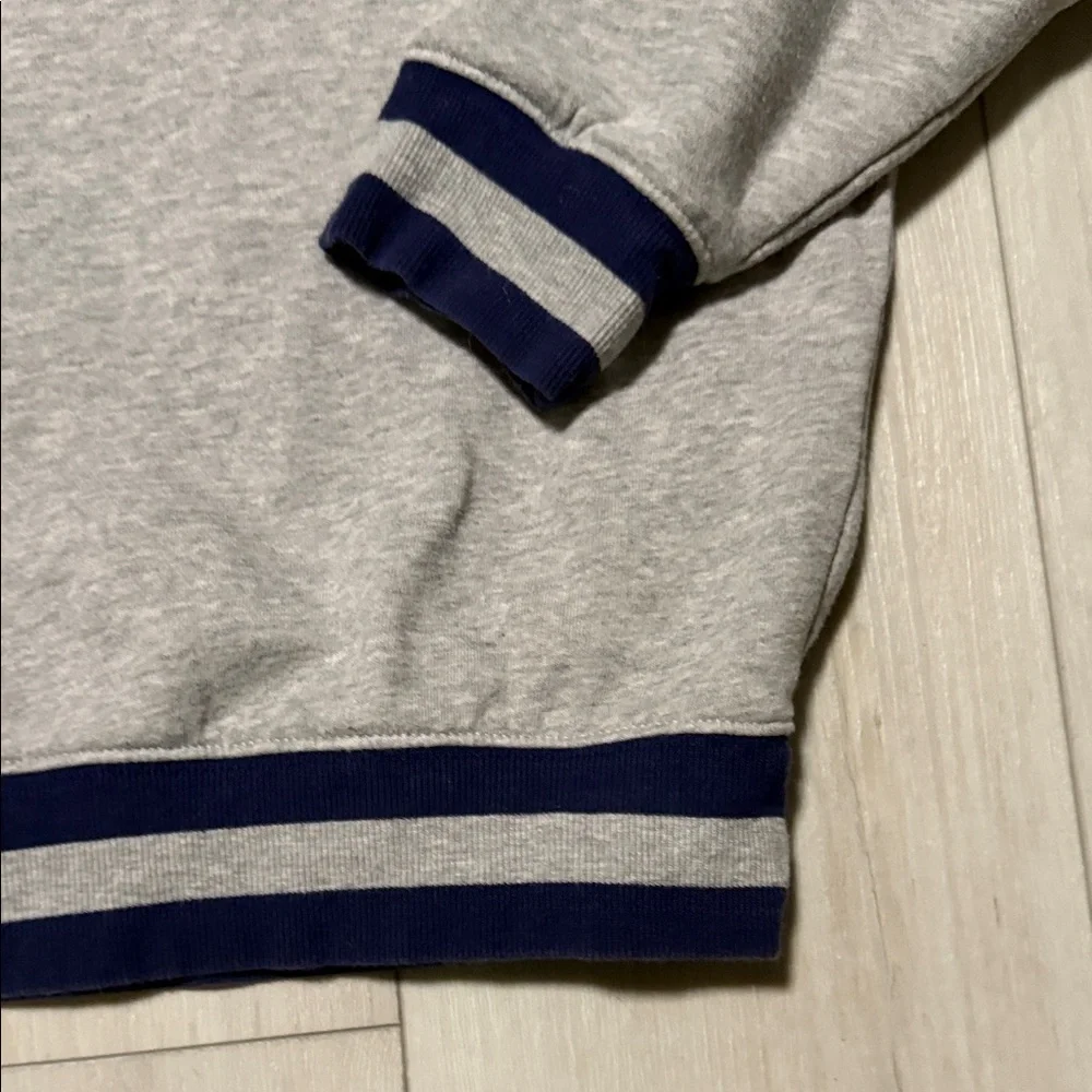 H & M Kid’s Yale University Grey V-Neck Pullover Sweater with Navy Trim